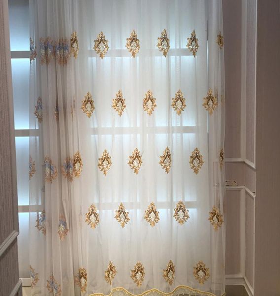 

curtain & drapes nordic curtains embroidery yarn tulle finished voile window screen