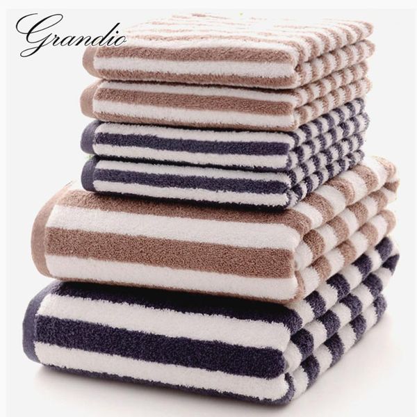 

towel wholesale-3 pack 100% cotton set for adults 1 piece terry bath 2 pieces hand face towels washcloths bathroom yoga swim spa1