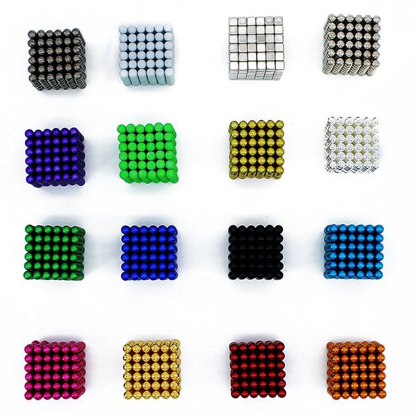 

2020 new product magnetic blocks magnetic ball buck ball rubik's cube toy ndfeb magic magnetic ball 1000 decompression leisure puzzle