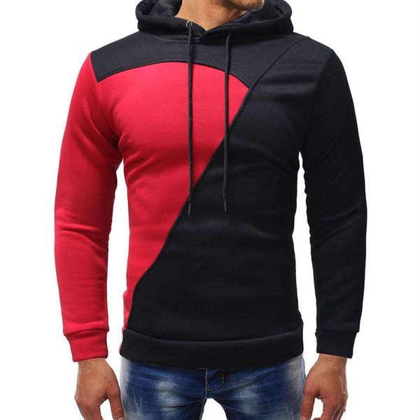 

mens hoodies sweatshirt 2021 streetwear patchwork hoody pullover hoodie men winter fleece sweatshirts clothing plus size, Black