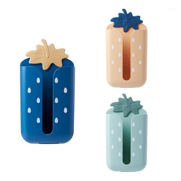 

kitchen wall-mounted pumping bathroom tissue storage box garbage case1