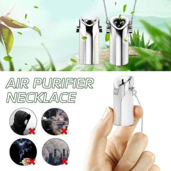 

air purifiers portable purifier usb wearable necklace negative ionizer anion personal pm 2.5 cleaner freshener1