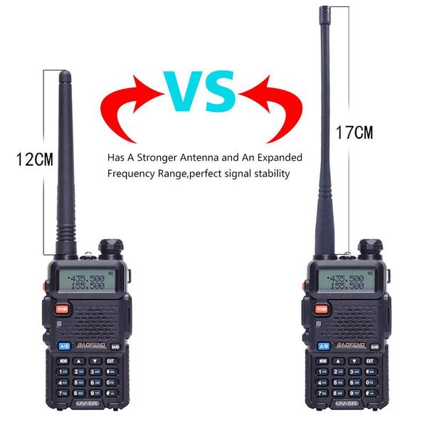 

walkie talkie 10pcs baofeng uv-5r amateur 5w dual band uhf&vhf uv 5r 136-174&400-520mhz bf-uv5r portable two way ham radio+cable