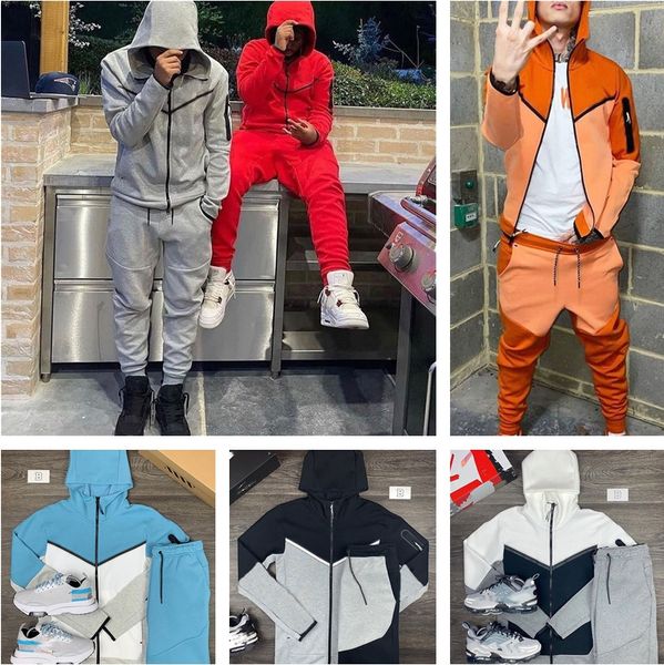 Erkek Artı Boyutu Hoodies Techfleece ince Eşofman Bayan Tech Fleece Jacket Hoodie Uzay Pamuklu Pantolon Pantolon Erkek Alt Giyim Joggers Camo Pantolon Eşofman Altı Kamuflaj