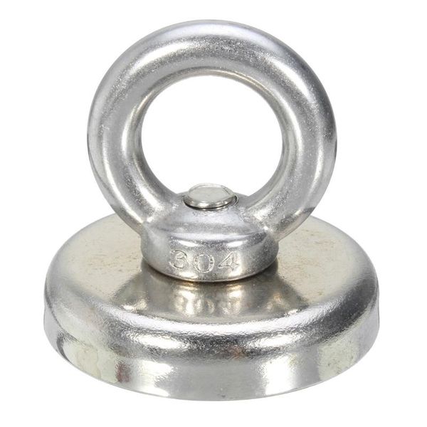 

salvage strong recovery magnetic neodymium eyebolt circular ring d48x52 mm