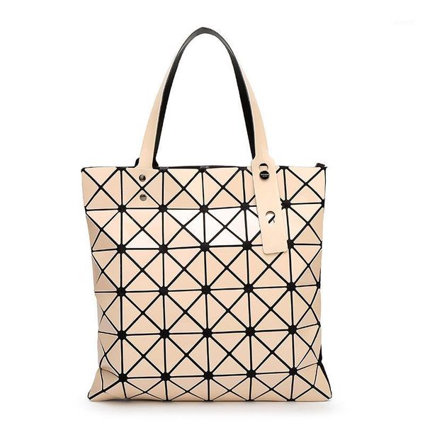 

female women tote handbag plaid bag bao casual geometric fashion bao shoulder1 handbag folded bag baobao huegx