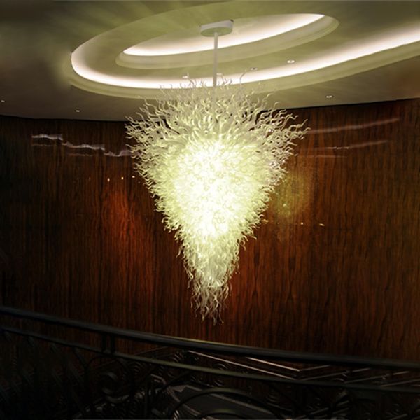 

new arrival wholesale pendant lighting luxury large milk white elegant house deco selling light chandeliers murano glass