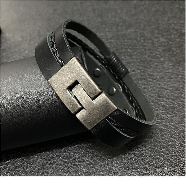

bracelet multi-layer leather simple hand jewelry fashion fashion parts factory direct sales bracelet mul qyllkq