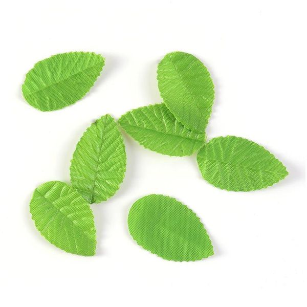 

200pcs/lot 5cm artificial green leaves artificial flower for diy handmade wreath scrapbook wedding home decor gift fa jllwle