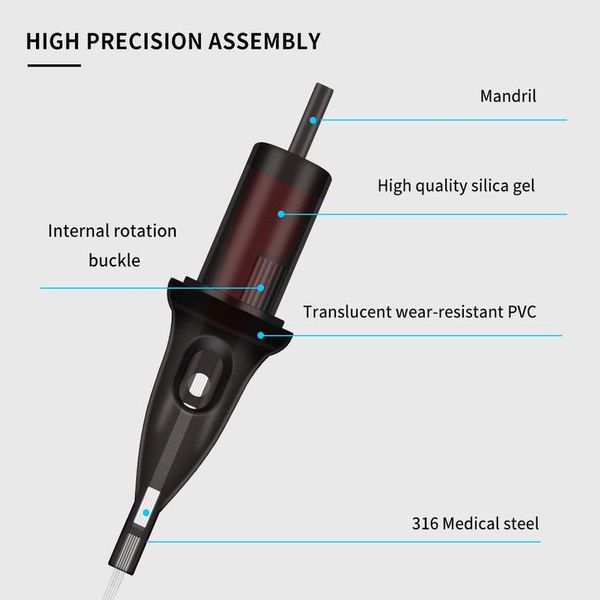 

ghost spider 20pcs rs series disposable tattoo cartridge needles eyebrow lips eyeliner makeup tattoo gun rotary pe jllfmq