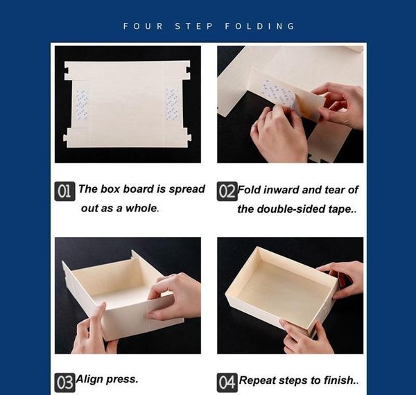 

красивая упаковочная коробка для macaron свадебная вечеринка десерт 4 упаковка торт хранение печенье деревянная коробка украшения торта выпе