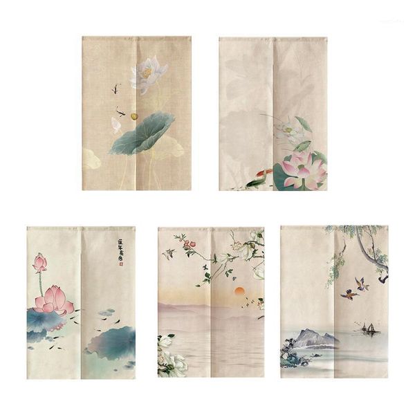 

curtain & drapes noren panel doorway tapestry room divider fengshui decor for home window door ornament1
