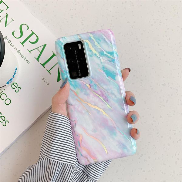 

кольцевый держатель мраморный телефон чехол для huawei p40 pro p30 p20 mate 30 20 lite case cover для samsung a21s a51 a71 wmtnrg loveshop01