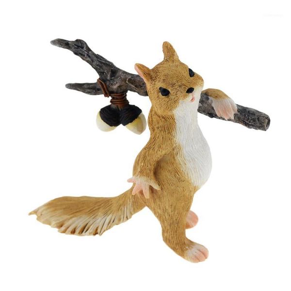 

squirrel animal figurine miniatures fairy garden ornaments home decoration friends bonsai decoration1