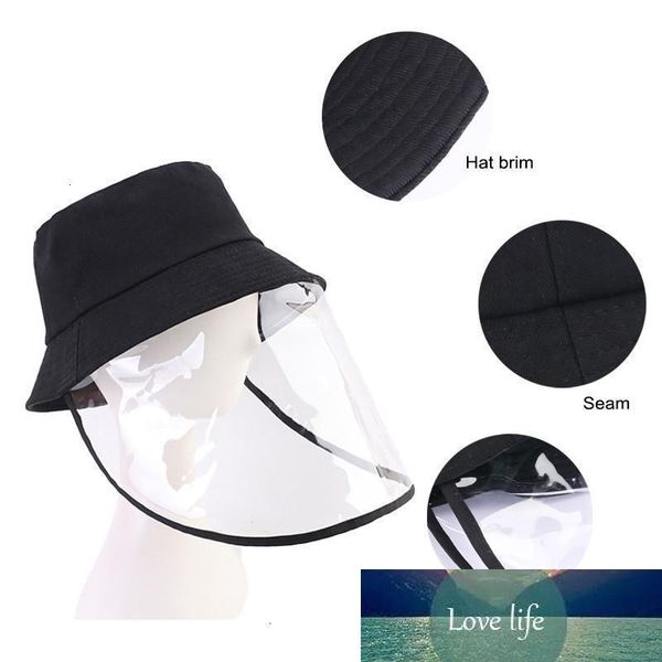 

hat fisherman cottton bucket cap protective face shield anti saliva anti-fog dustproof windproof o