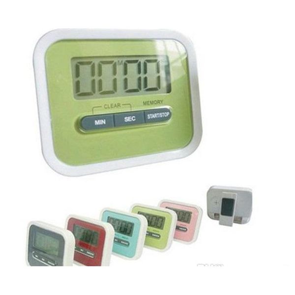 

christmas gift digital kitchen count down/ up lcd display timer /clock alarm with magnet stand clip