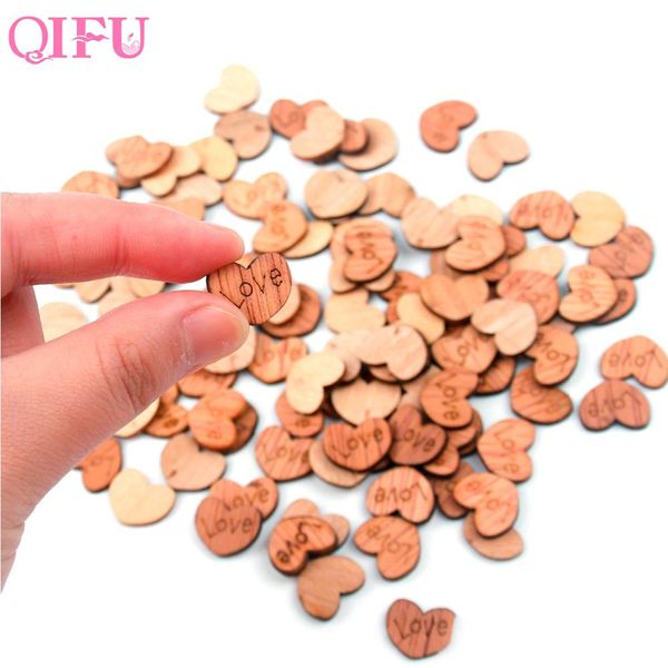 

qifu 50 100 шт. деревянные любовь форма сердце форма для сердца сердца сердца существенное образовательное образование существенные орнамент