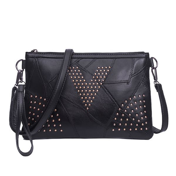 

hbp non-brand hand bag, yiwu 10 * 10 single rivet single shoulder messenger bag sport.0018