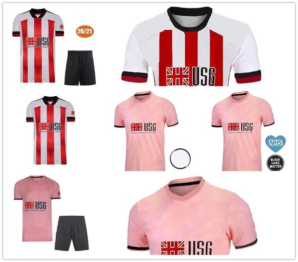 

20 21 шеффилд футбол джерс berge mousset united 2020 2021 mcburnie lundstram flek мужчины детский комплект футбольная рубашка норвуд острый