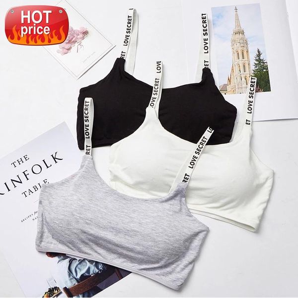 

yoga bra women sport fitness black white full cup a-d sport bra push up letter quick dry gym sportswear deportivo mujer #q35e
