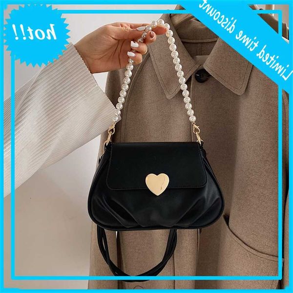 

french texture western style women's 2021 net red new fashion korean valentine's day gift one shoulder armpit bag