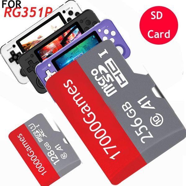 

memory card for rg351p rg280v rg350 rg350m rg350p rk2020 rk3326 retro game with ps1 gba fba mame and many other emulator games