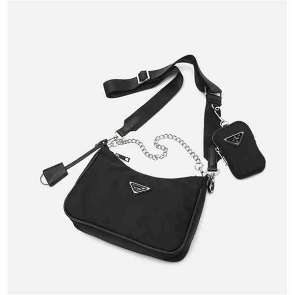 

purse online autumn and winter new hobo three one nylon cloth chain women's sling shoulder messenger medieval armpit bag purse