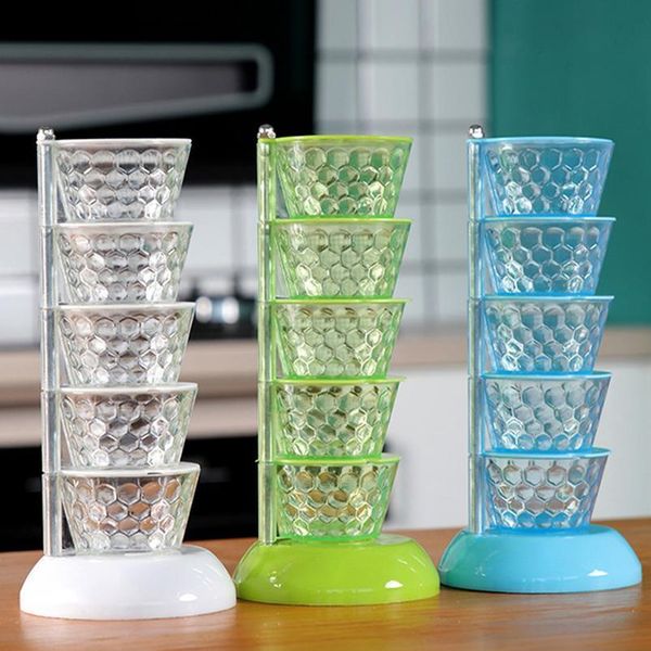 

practical seasoning box household kitchen rotating spice connt salt cumin containers for sugar salt pepp bbypti