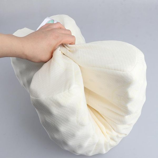 

pillow natural latex massage neck cervical spine protected