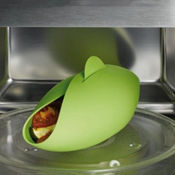 

all-purpose foldable silicone cooking pocket silicone microwave oven fish steam bowl bread baking fruit cleaning kitchen tools