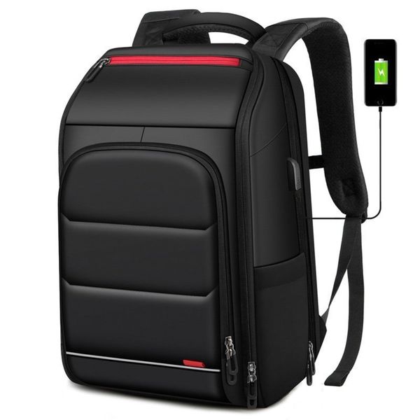 

bus travel 180 degree open close box type large capacity usb charging multi-layer comter schoolbag