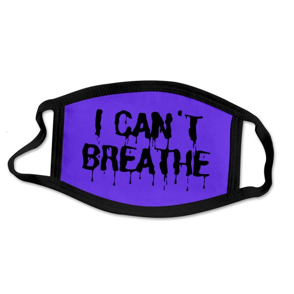 

factory women i cant breathe men washable summer outdoor sport riding black lives matter masks fashion designer face mask