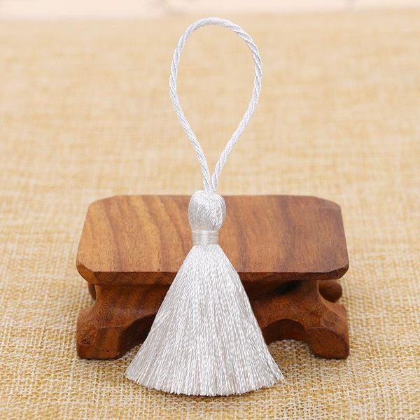

20pcs silk bookmarks hanging tassel fringe diy curtain garment bag crafts supplies diy scrapbook tassel accessories pendant 10cm h sqcvwu