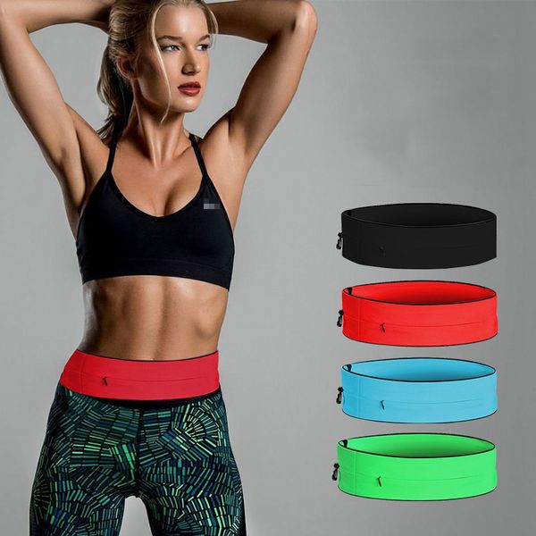 

portable sports breathable fannypack outdoor stretch sports pack men women convenient waist pack multifunctional phone belt bag vt2007
