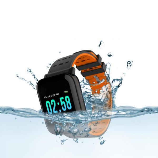 

a6 android ios, suitable for men women, waterproof smart watch with heart rate and blood prsure control