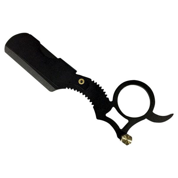 

1pcs black stainless steel barber razor beard eyebrow shave tool for men manual razors