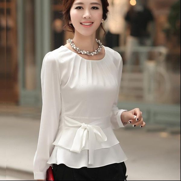 

butterfly shirt ol blouse cherry white o neck long sleeved spring large size 3xl shirts elegant autumn new feminino camisa