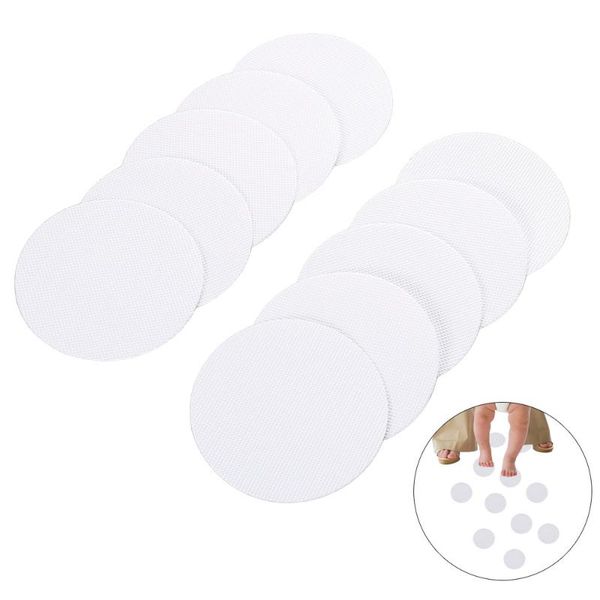 

10pcs peva anti-slip discs large 4" non slip stickers for tubs and showers (white)