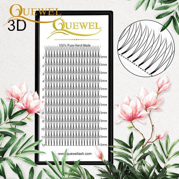 

premade volume fans lashes 3d russian volume eyelash extensions false natural long eyelashes extensions lashes faux mink quewel