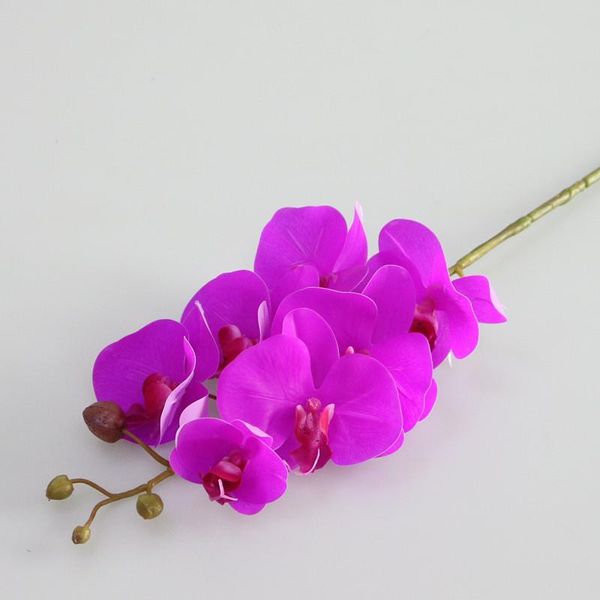 

decorative flowers & wreaths flone artificial fake latex orchid real touch butterfly plant flower for wedding home party table