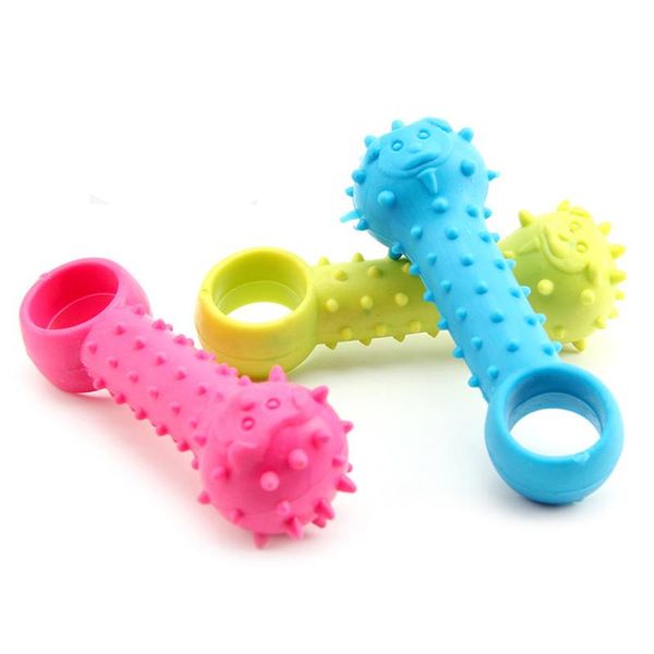 

5шт резиновые милые собаки игрушки для собак устойчивы к укусу щенок моляры резиновые шар игра для зубов