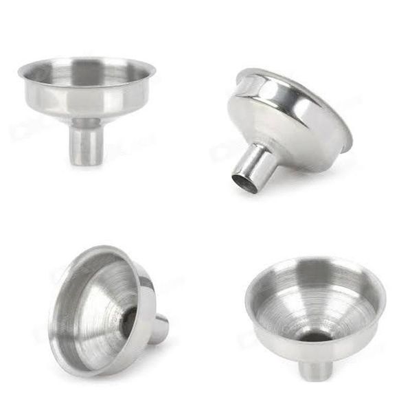 

2021 mini stainless steel funnel for all kinds of hip flasks pot wine filler durable