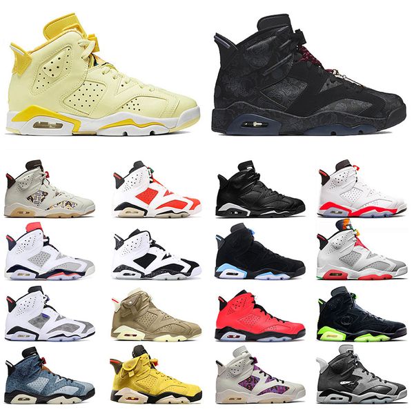 

original 2021 men women 6 6s jumpman basketball shoes hare cactus jack floral cny denim trainers sports sneakers size 36-47