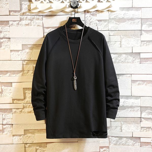 

sweatshirt men's hoodies spring autumn casual streetwear clothes kg-145, Black