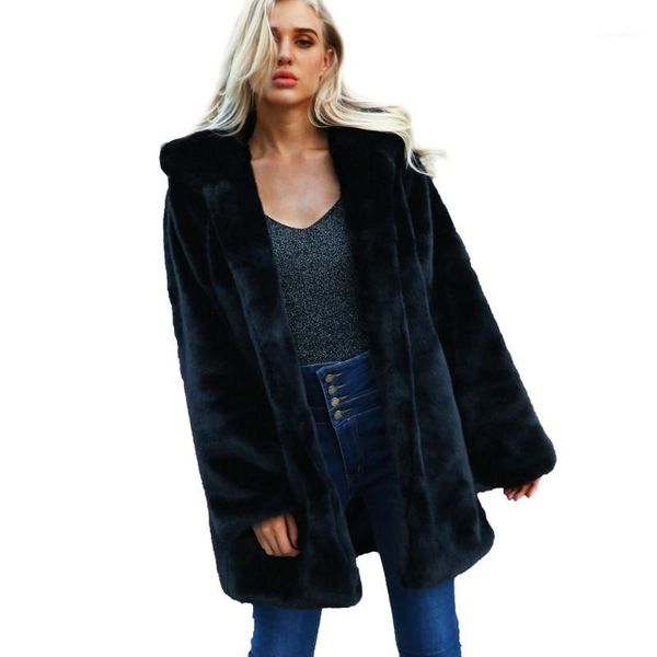 

casual winter spring warm black fluffy faux fur teddy coat hoodies women vest bontjas pelliccia donna abrigo pelo bontjas dames1