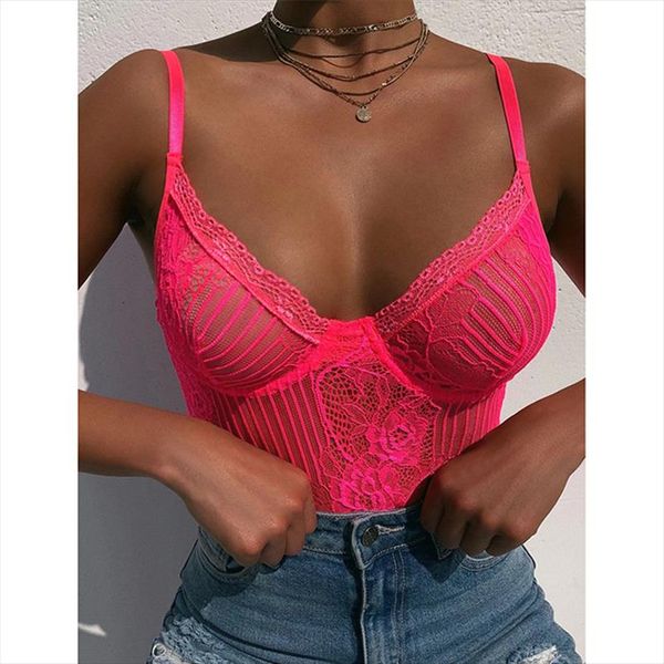 

floral embroidery lace bodysuit women fashion 5 colors boydsuit ladies bodycon skinny bodysuit overalls drop shipping, Black;white