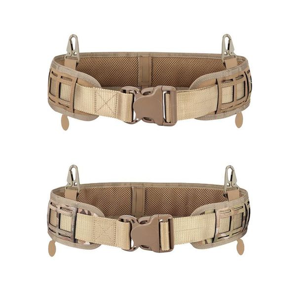 

tactical belt army combat molle belts quick release tactical belt fashion men canvas waistband outdoor hunting accessories, Black;gray