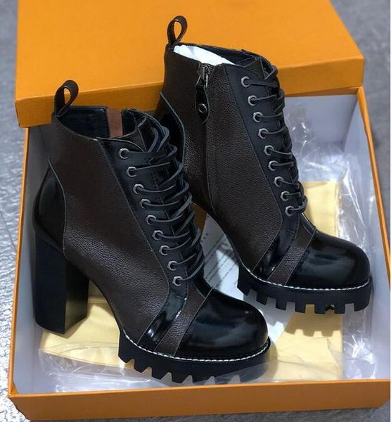 nw07 Woman Classic Hi-End Damen Stiefeletten Design Lady Gaiter Low Heel Gummi-Außensohle Roman Boot