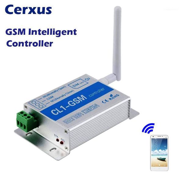 

fingerprint access control intelligent controller 110~220v gsm sms smart home security sys for electrical appliance remote power switch gate