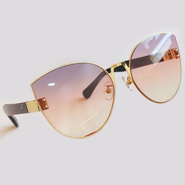 

luxury cat eye sunglasses women men fashion brand design metal frame gradient sun glasses male uv400, White;black